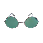 Tinted Metal Frame Party Glasses - Green