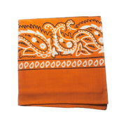 Paisley Bandana Headwrap - Orange
