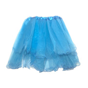 Girls Two Layered Tulle Tutu - Blue