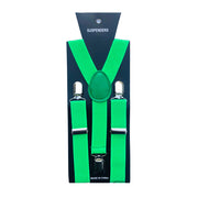 Childrens Suspenders - Green