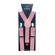 Childrens Suspenders - Light Pink