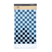 Black And White Checker Plastic Table Cover