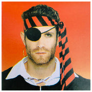 Red And Black Pirate Headband