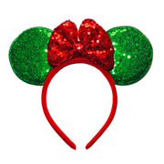 Christmas Sequin Minnie Mouse Ears