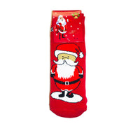 Childrens Christmas Socks - Ho Ho Ho Santa - Red