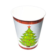 Christmas Paper Cups Tree Design - Pack Of 10