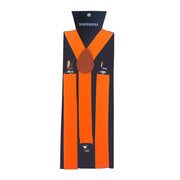Adult Suspenders - Neon Orange