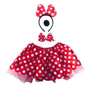 Girls Mouse Tutu Bow Tie And Aliceband - Ages 2-4