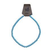 Faux Pearl Bead Necklace 40cm - Light Blue