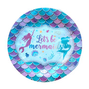 Mermaid Party Plates II - Pack Of 10