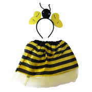 Girls Bee Costume And Ears For Ages 2 - 5