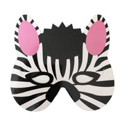 Zebra Childrens Cardboard Animal Mask