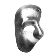 Economy Phantom of the Opera Mask Masquerade Mask - Silver