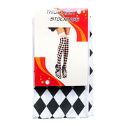 Alice In Wonderland Harlequin Pattern Stockings