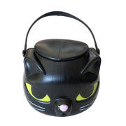 Halloween Trick Or Treat Bucket - Round Cat