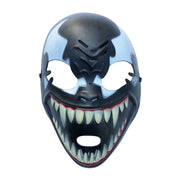 Adult Venom Style Halloween Mask - Black