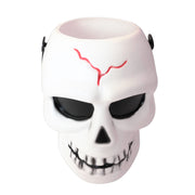 Halloween Trick Or Treat Bucket - White Skull
