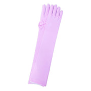 Long Gloves Nylon - Light Pink