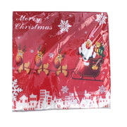 Christmas Napkins - Merry Christmas Reindeer - Pack Of 20