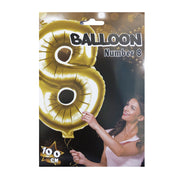 Balloon - Gold Number 8 100cm