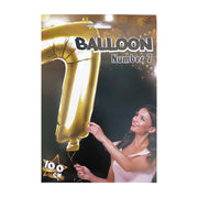 Balloon - Gold Number 7 100cm