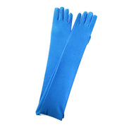Long Gloves Nylon - Blue