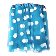 Girls Light Blue Polka Dot Tulle Tutu