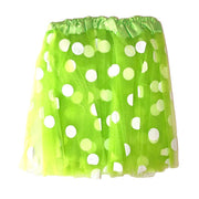 Girls Lime Green Polka Dot Tulle Tutu