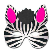 Zebra Childrens Foam Animal Mask