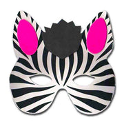 Zebra Childrens Foam Animal Mask