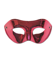 Basic Shiny Red Masquerade Mask