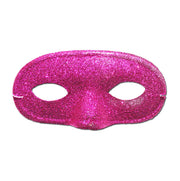 Pink Glitter Domino Masquerade Mask