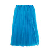 Adults Tulle Tutu Skirt - Light Blue 60cm