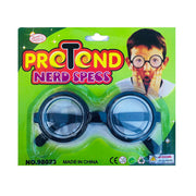 Childrens Nerd Round Costume Glasses